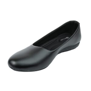 Women’s Classic Black Comfort Ballet Flats – Lightweight Slip-On Office & Daily Wear Shoes